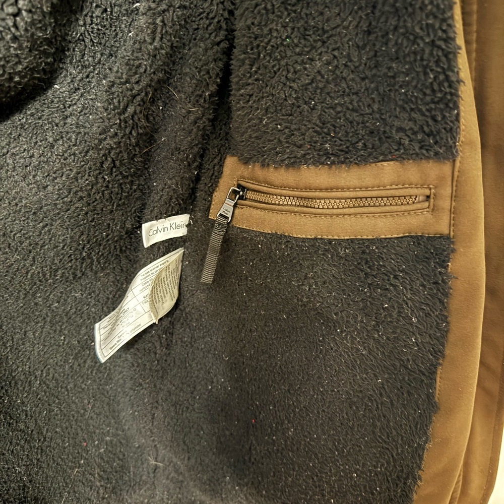 Calvin Klein Women's Khaki Brown Winter Utility Jacket - Picture 6 of 16